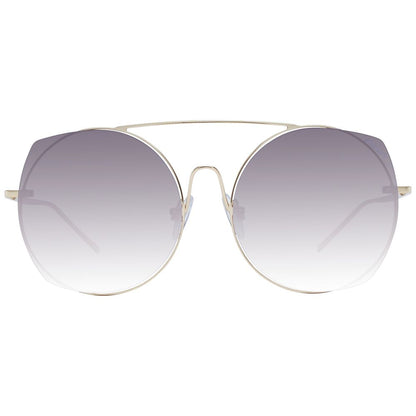 Ana Hickmann Gold Metal Sunglasses