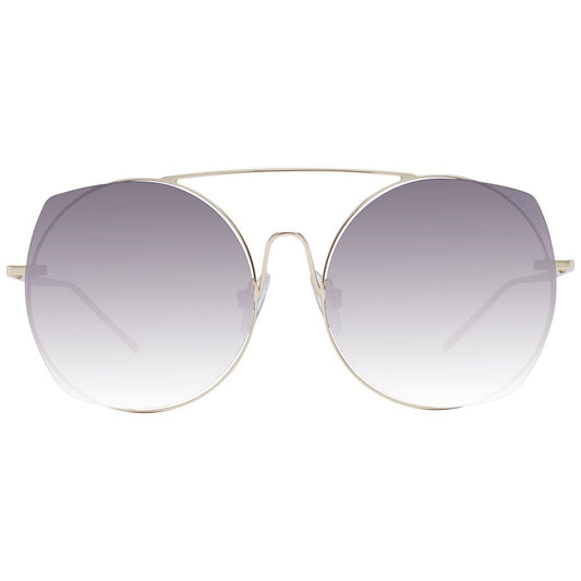Ana Hickmann Gold Metal Sunglasses