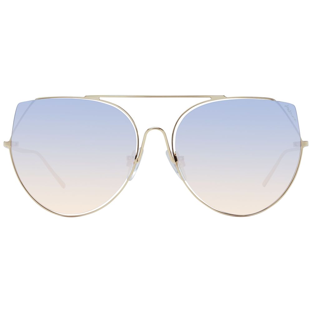 Ana Hickmann Gold Metal Sunglasses
