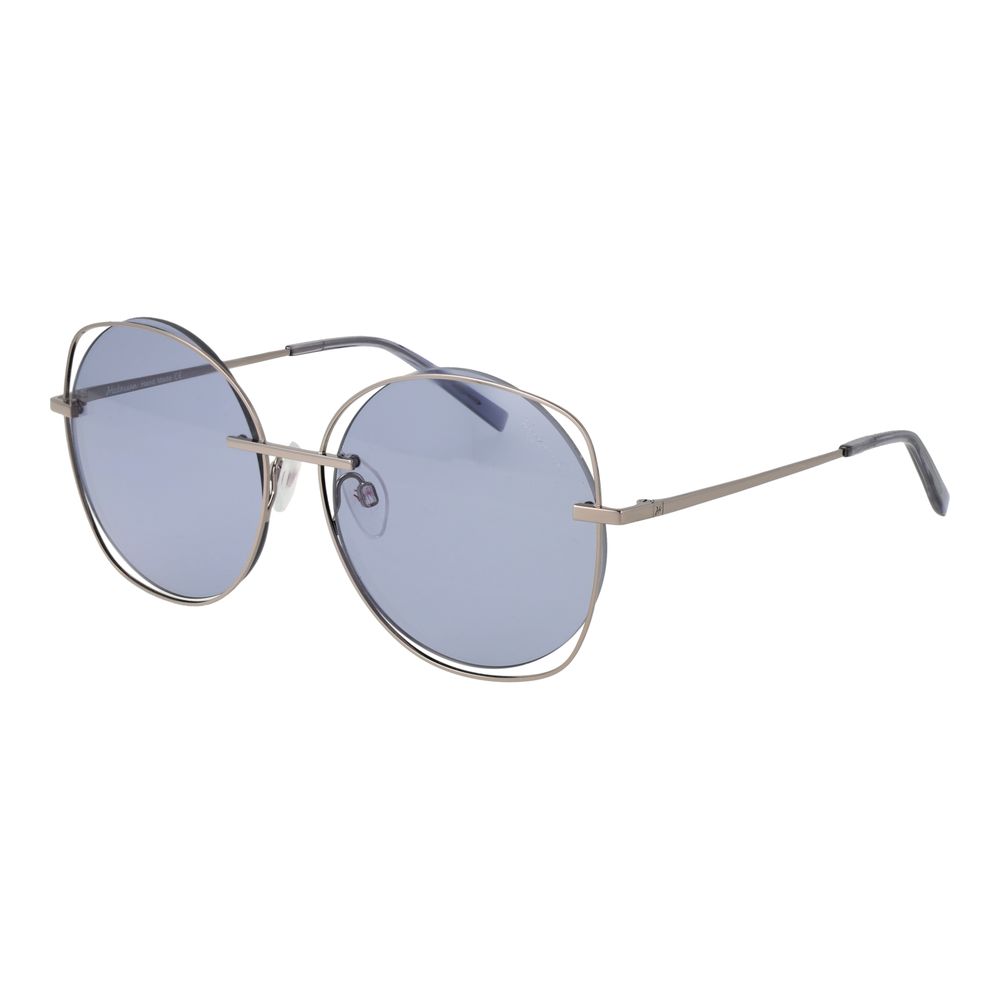 Ana Hickmann Gray Metal Sunglasses