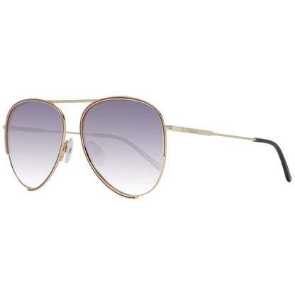 Ana Hickmann Gold Metal Sunglasses