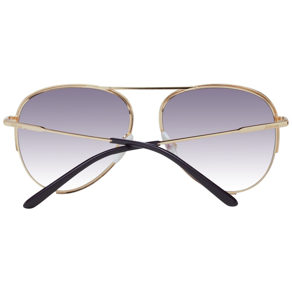 Ana Hickmann Gold Metal Sunglasses