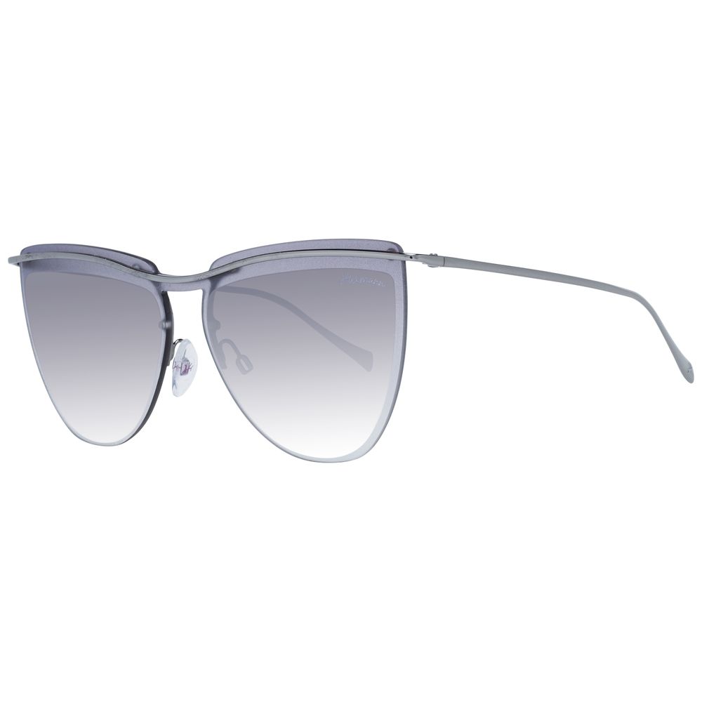 Ana Hickmann Gray Metal Sunglasses