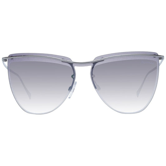 Ana Hickmann Gray Metal Sunglasses