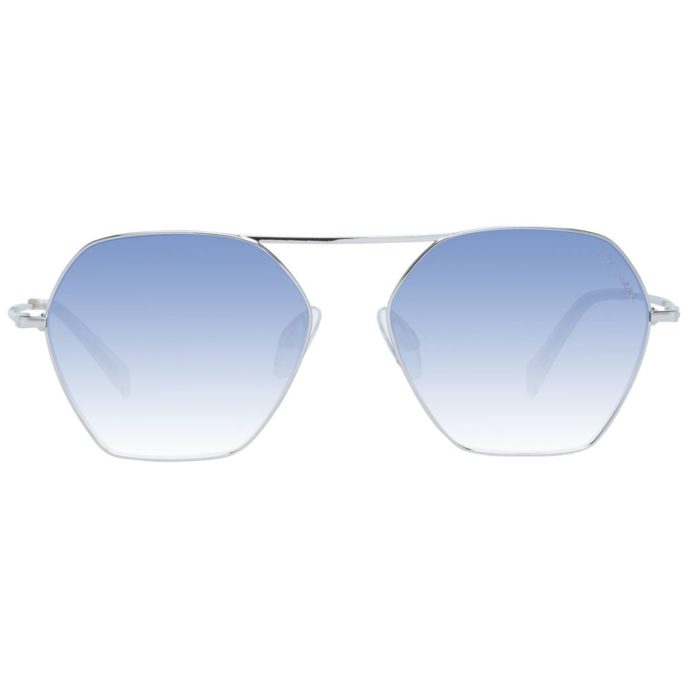 Ana Hickmann Gray Metal Sunglasses