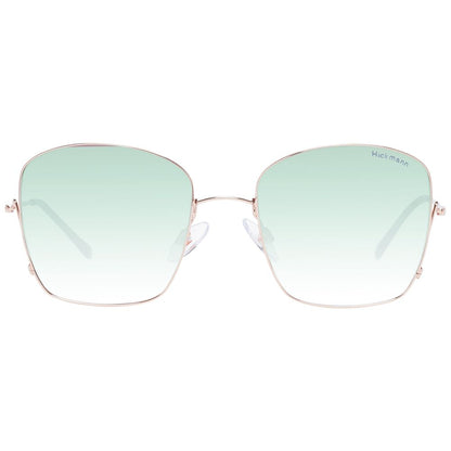 Ana Hickmann Gold Metal Sunglasses