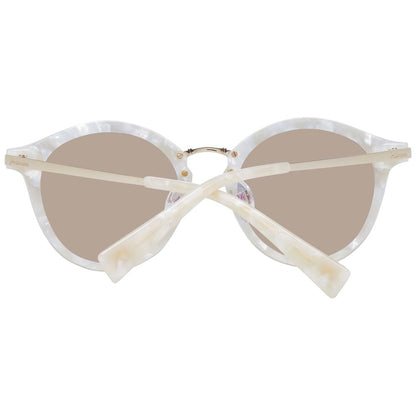 Ana Hickmann Beige Plastic Sunglasses