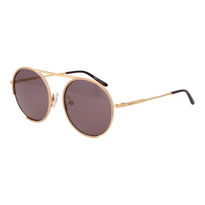 Ana Hickmann Gold Metal Sunglasses