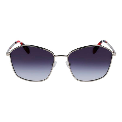 Liu Jo Gray Metal Sunglasses
