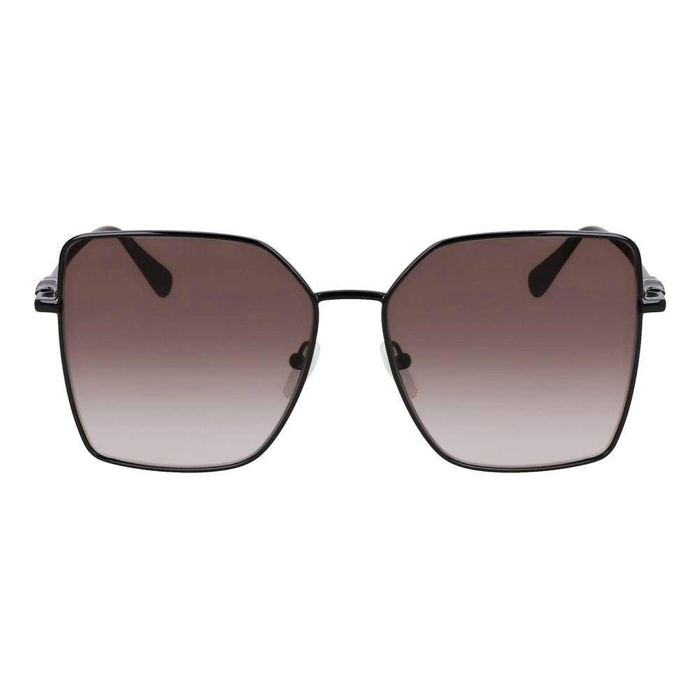 Longchamp Black Metal Sunglasses