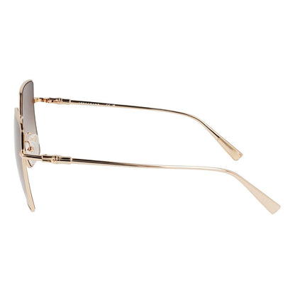 Longchamp Gold Metal Sunglasses