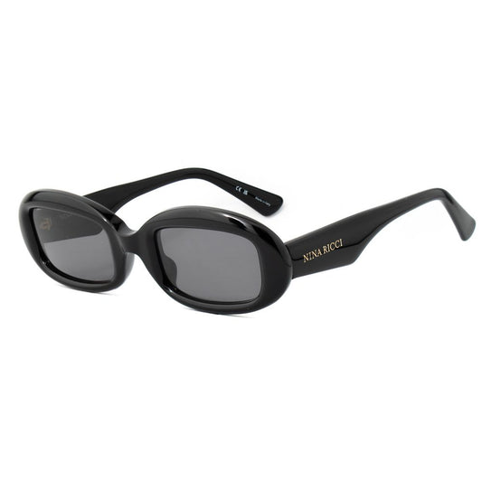 Nina Ricci Black Acetate Sunglasses