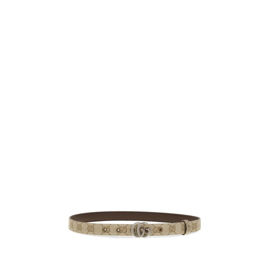 Gucci Beige Fabric Thin Belt
