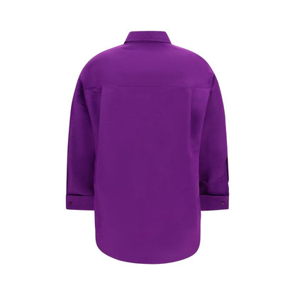 Balenciaga Purple Cotton Shirt