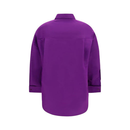 Balenciaga Purple Cotton Shirt