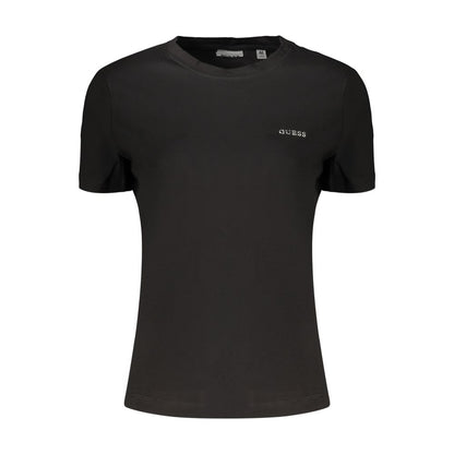 Guess Jeans Black Cotton Women's T-Shirt