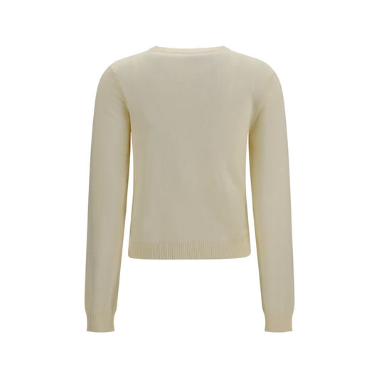 Ganni Beige Cotton Cardigan