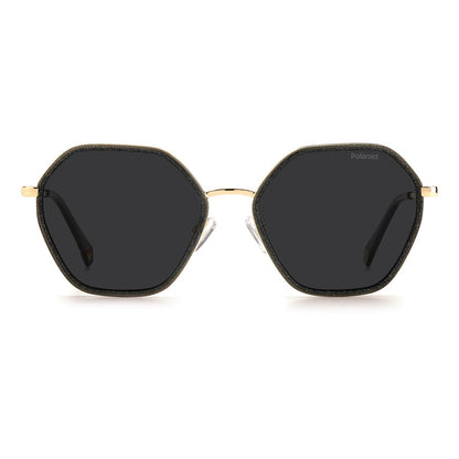 Polaroid Gray Plastic Sunglasses