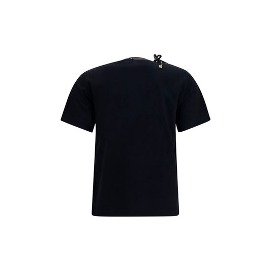 Burberry Black Cotton T-Shirt