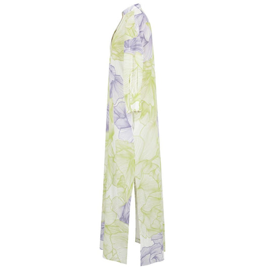 Malo Green Cotton Women Dress