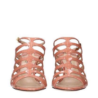 Tom Ford Pink Leather Stiletto Heel Sandals