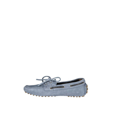 Brunello Cucinelli Blue Leather Moccassin