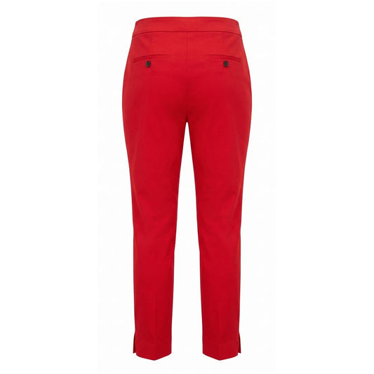 Malo Red Cotton Women Pants