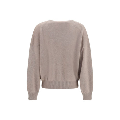 Lisa Yang Beige Cashmere Sweater