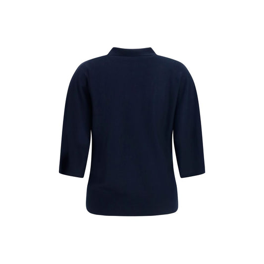 Lisa Yang Blue Cashmere Sweater
