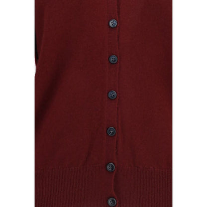 Lisa Yang Bordeaux Cashmere Cardigan