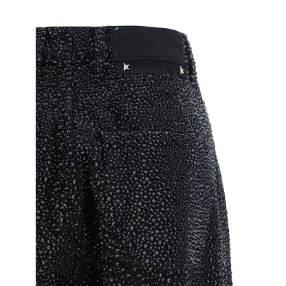 Golden Goose Black Cotton Casual Pants