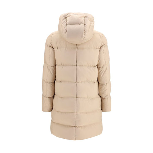 Herno Beige Polyester Full-Length Jacket