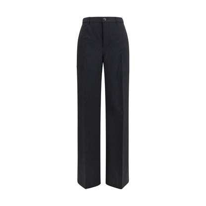 Rick Owens Black Wool Oves Aries Dress Pants