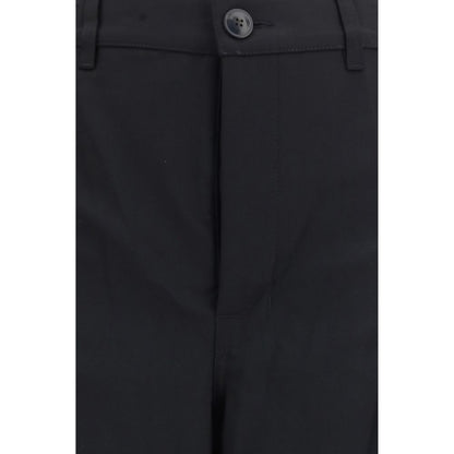 Rick Owens Black Wool Oves Aries Dress Pants