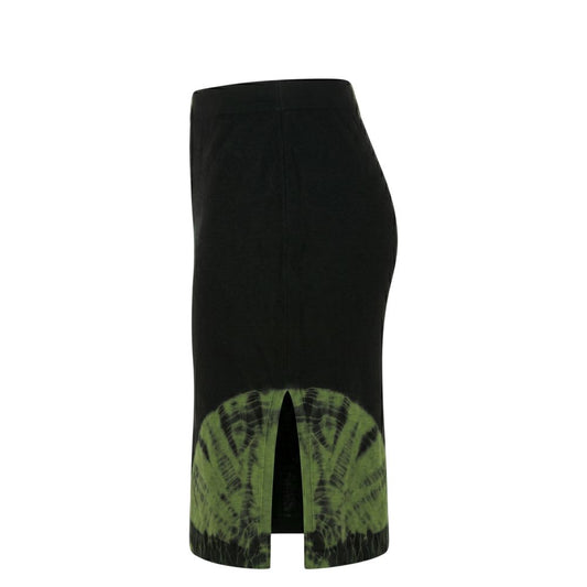 Malo Green Cotton Women Skirt