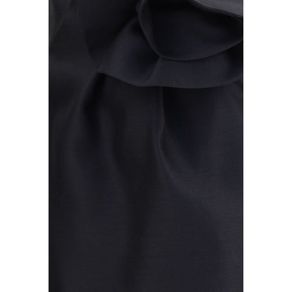 Magda Butrym Black Wool Oves Aries Mini Skirt