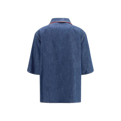 Valentino Garavani Blue Denim Shirt