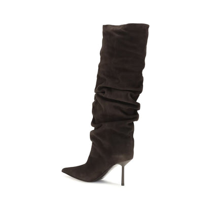 LE SILLA Brown Calf Leather Bos Taurus Boots