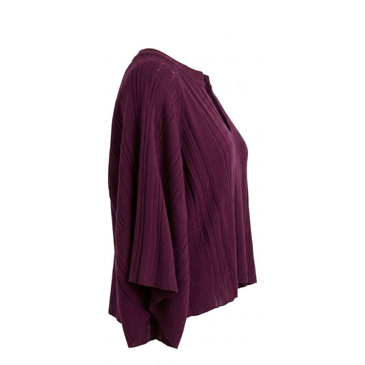 Malo Purple Cotton Women Sweater