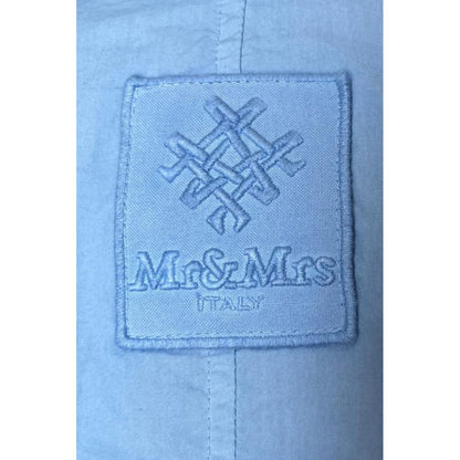 Mr&Mrs Italy Light Blue Cotton Women Shirt