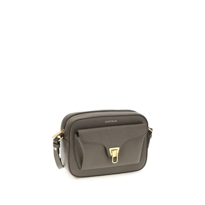 Coccinelle Brown Calf Leather Bos Taurus Shoulder Bag