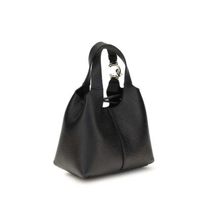 Coccinelle Black Calf Leather Bos Taurus Handbag
