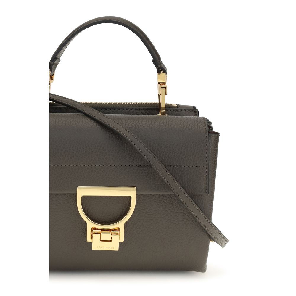 Coccinelle Brown Calf Leather Bos Taurus Handbag