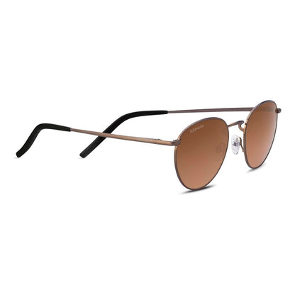 Serengeti Brown Metal Sunglasses