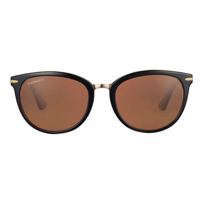 Serengeti Black Plastic Sunglasses