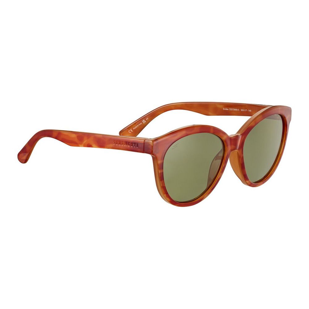 Serengeti Brown Resin Sunglasses