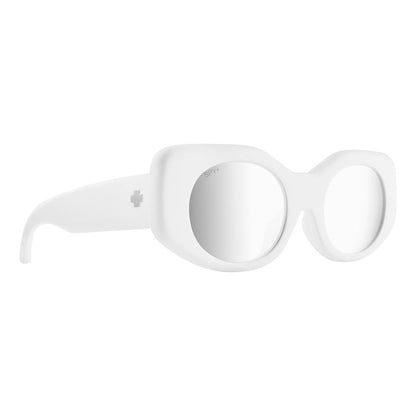 Spy White Resin Sunglasses