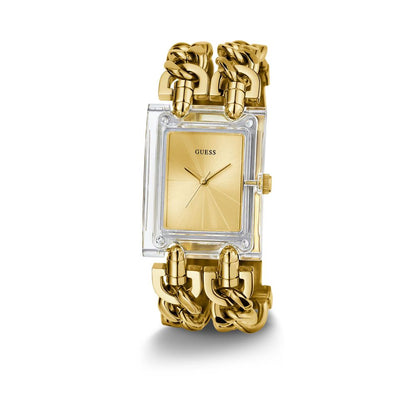 Guess Gold Stainless Steel Bracelet Watch