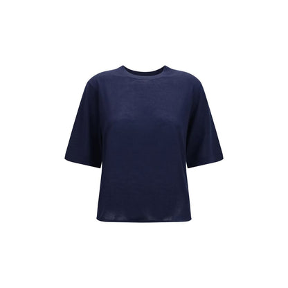 Loulou De Saison Blue Cashmere T-Shirt