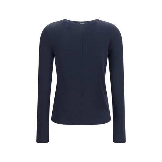 Max Mara Blue Lyocell Sweatshirt